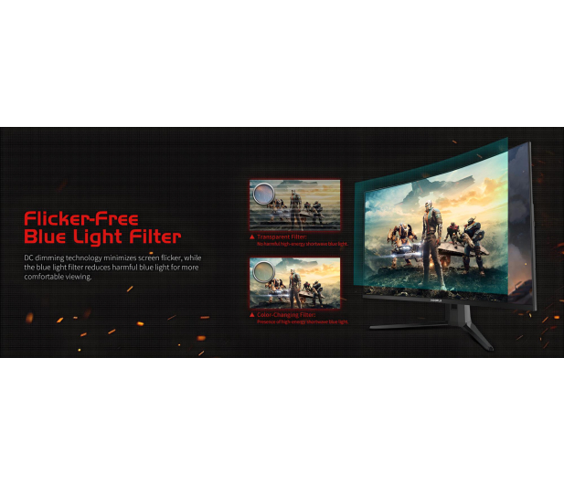 KOORUI G3221SC VA Curved 170 Hz 1ms - 1365784 - zdjęcie 16